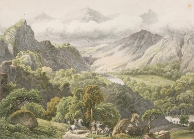 Pass of Killiecrankie by English School